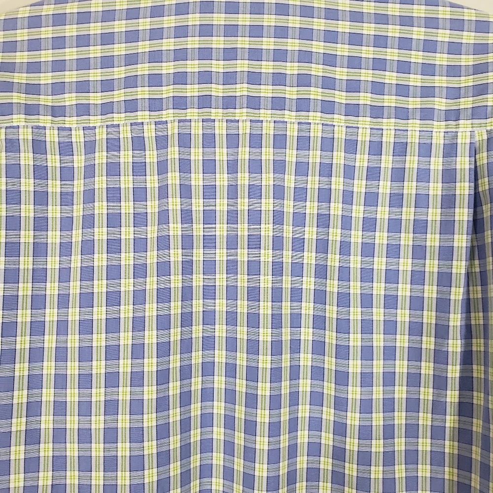 NAUTICA men's plaid button down shirt Sz 15.5